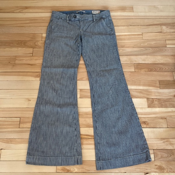 GAP Bellbottom Pants Pinstripe - Picture 2 of 8